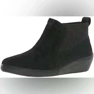 Grasshoppers black Porter leather ankle boots Bootie sz 7